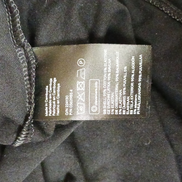 BLACK H&M lace up bodysuit S - Picture 6 of 6